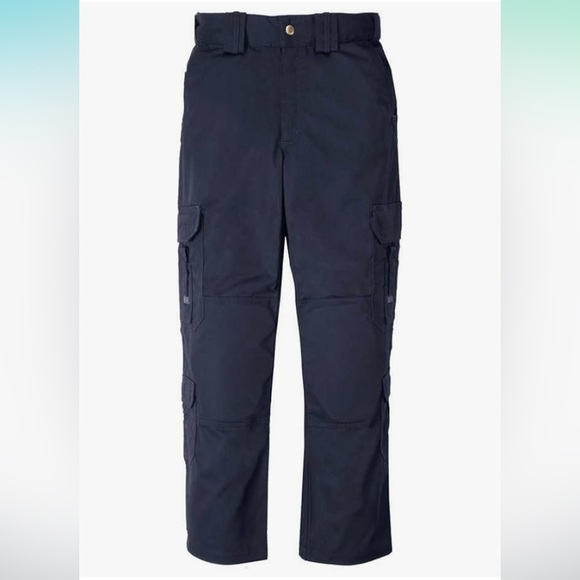 5.11 Tactical Emergency Services Work Pants Navy 34 UPF Cargo Utility - Picture 7 of 7